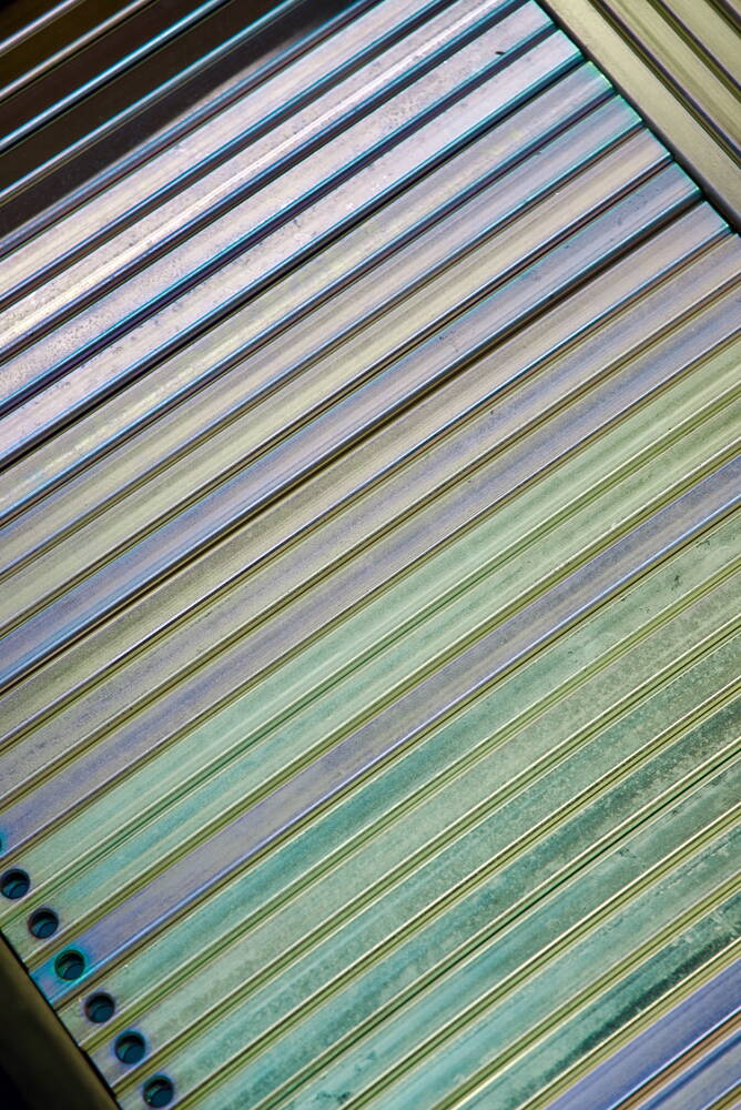 Range of anodised aluminium finishes in multiple colours