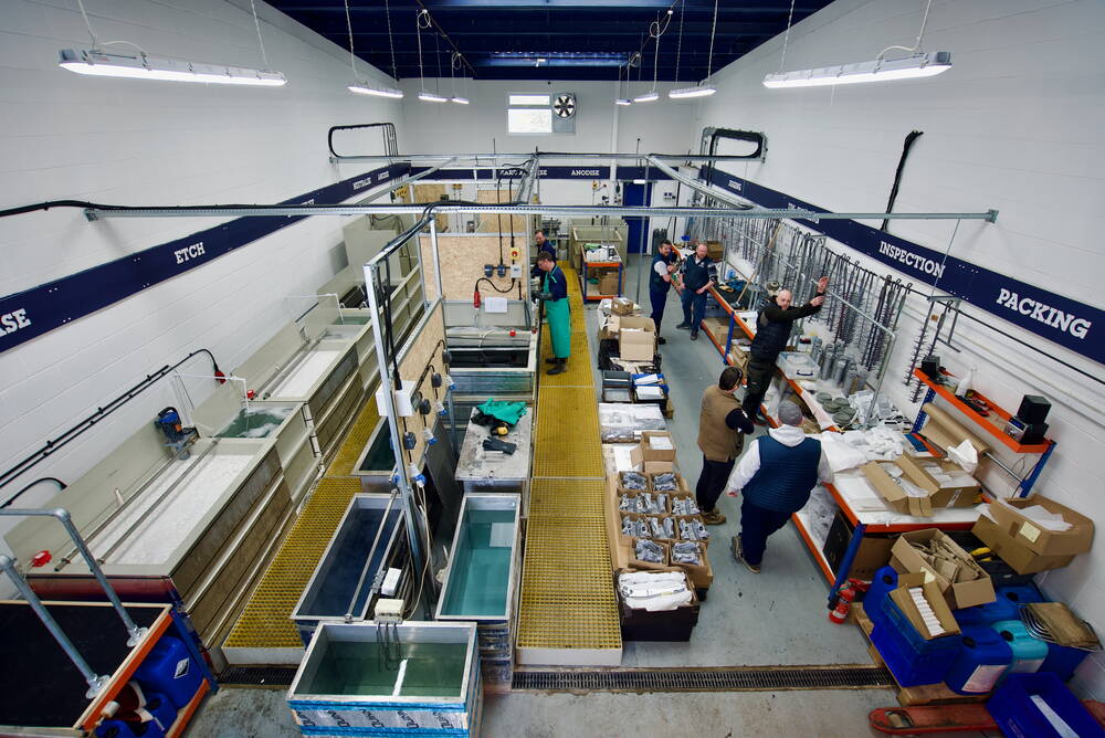 Batch of plated enclosures finished for Basingstoke manufacturers