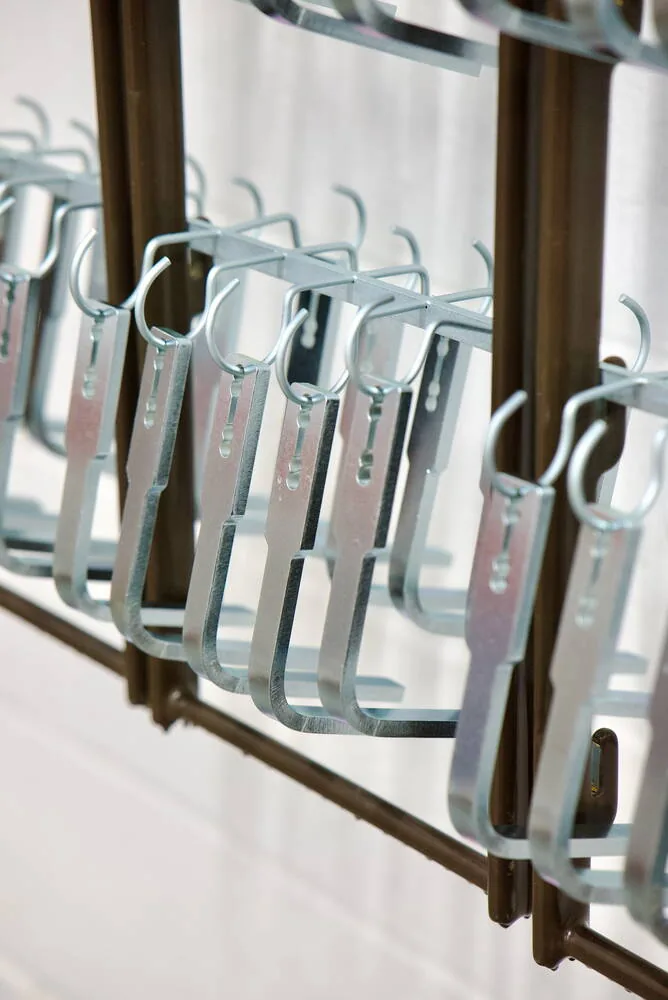 Zinc-plated steel components